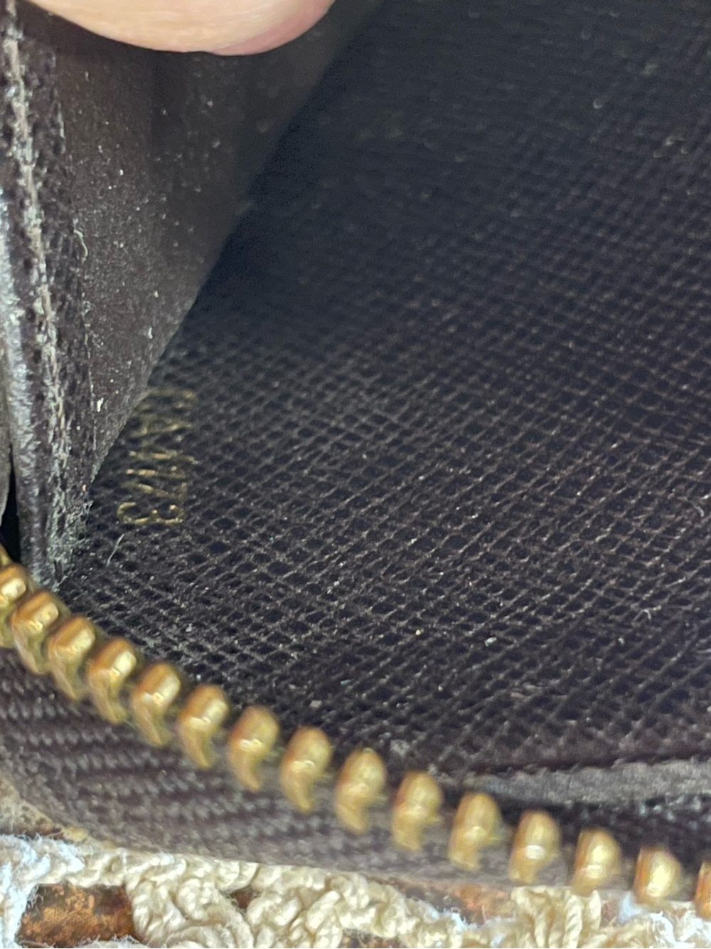 Louis Vuitton REHAB Mini Lin Zippy wallet in Ebene brown monogram canvas - Picture 4 of 8